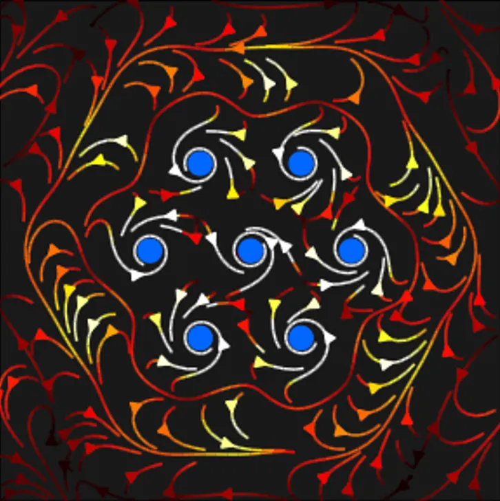 Optical matter machines: angular momentum conversion by collective modes in optically bound nanoparticle arrays